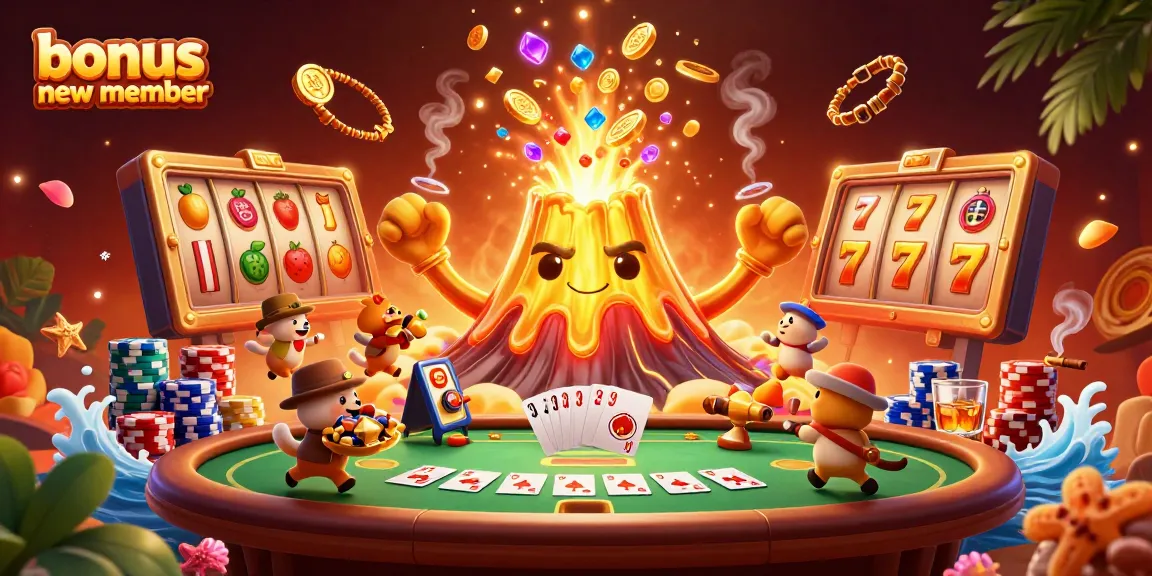 Win big with our captivating bonus new member offer, featuring a thrilling casino experience.