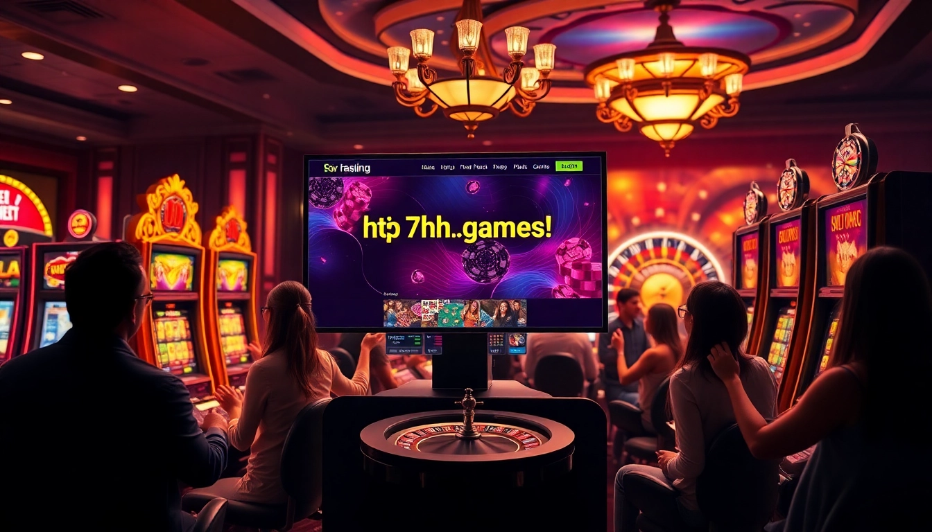 Experience the excitement of https://7hh.games/ with vibrant slot machines and engaging online gambling.