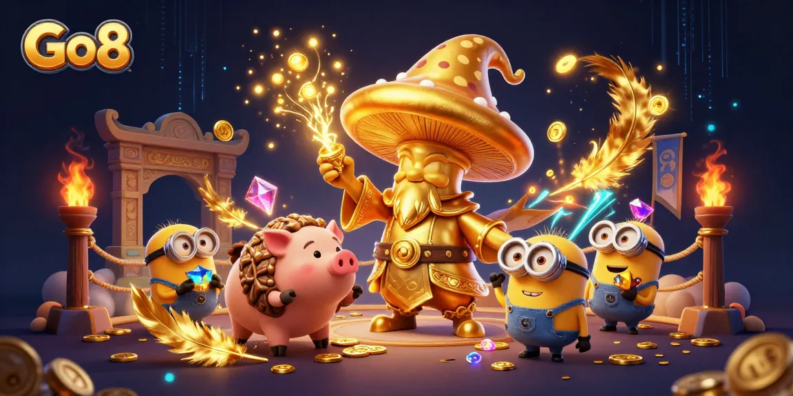 Go8 players enjoy an immersive casino experience as golden magic transforms the gaming atmosphere.