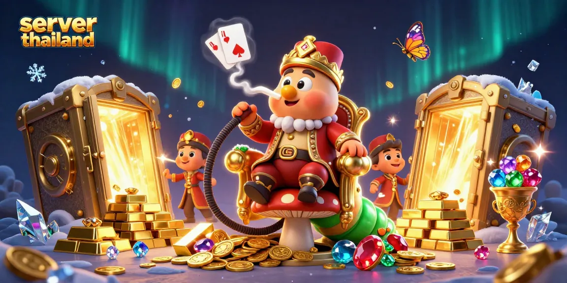 Unleash thrilling wins with server thailand in this vibrant casino illustration.