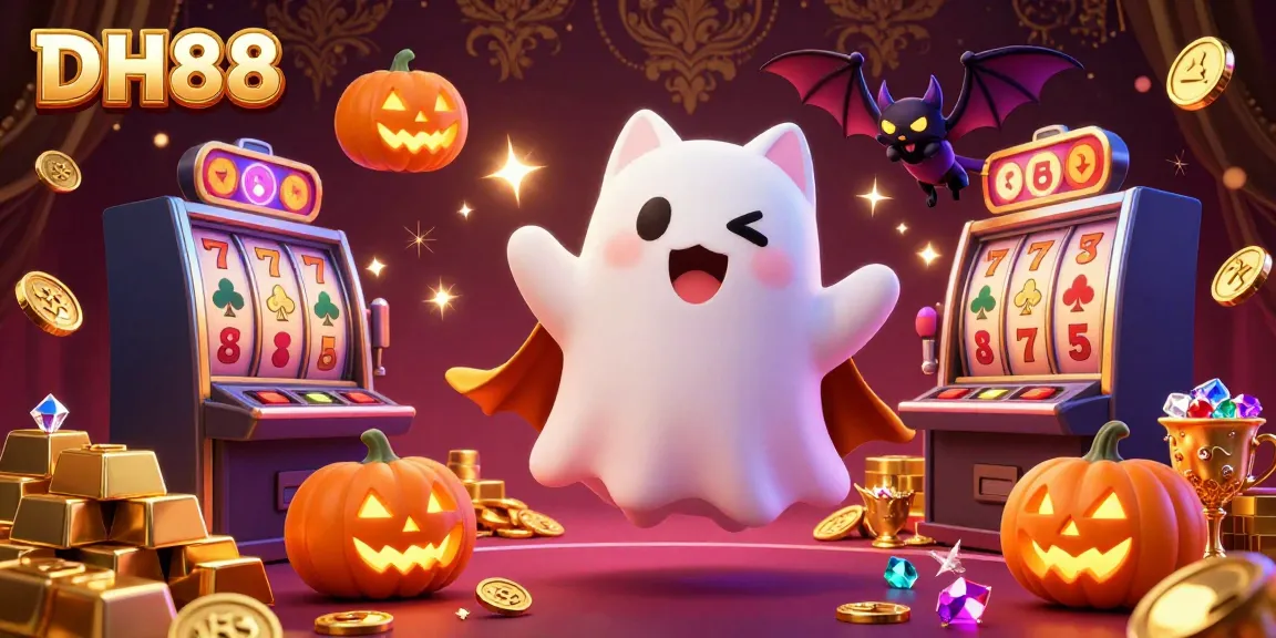 Experience thrilling gameplay at DH88 with vibrant gaming characters and sparkling casino elements.