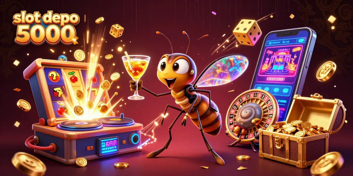 Experience thrilling moments with slot depo 5000 featuring animated casino icons in action.