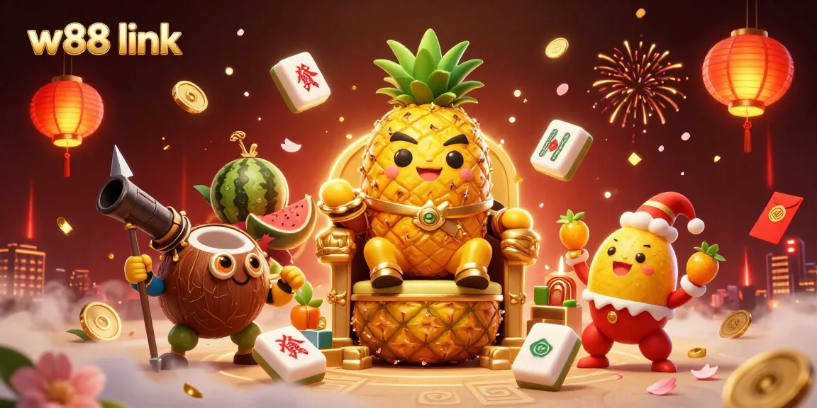 Experience exciting gameplay with w88 link in this vibrant, detailed casino scene filled with treasures.