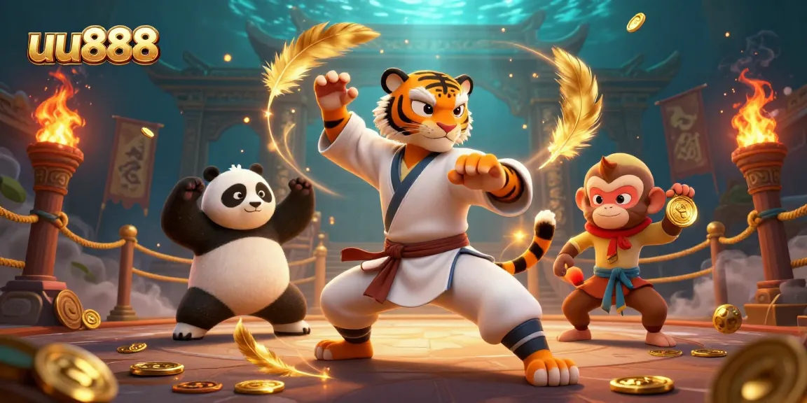 Engage with thrilling uu888 casino battles featuring kung fu characters and golden rewards.