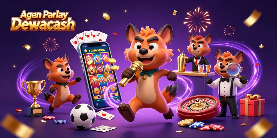 Agen Parlay Dewacash offers exciting sports betting with hyenas in a dynamic casino scene.