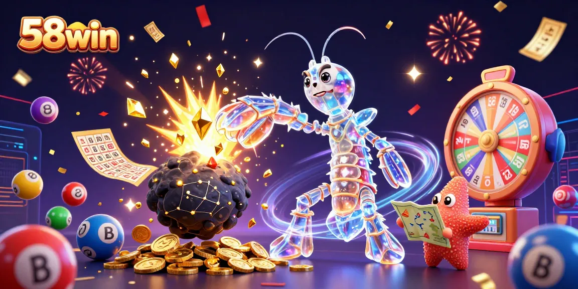 Experience thrilling luck with 58win as the galactic samurai breaks free, showering golden gems and lottery excitement.