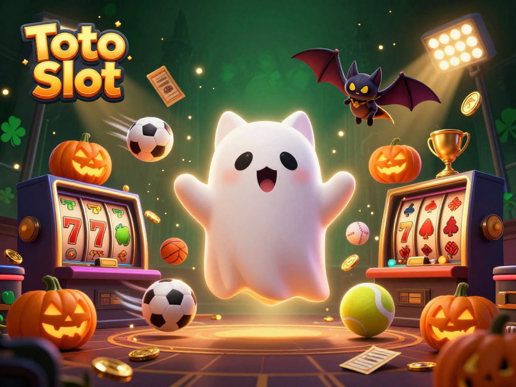 Engage with Toto Slot's thrilling adventure featuring a ghost cat, vampire bat, and lucky symbols.