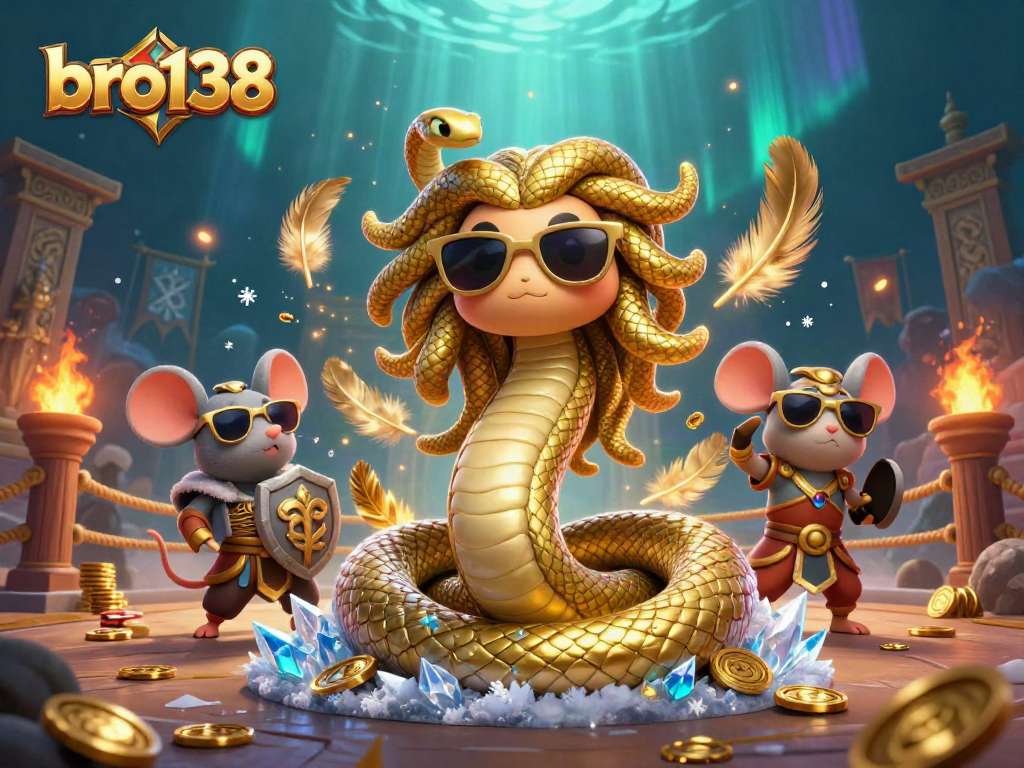 Menangkan jackpot dengan bro138 dalam ilustrasi kasino penuh warna dan detail