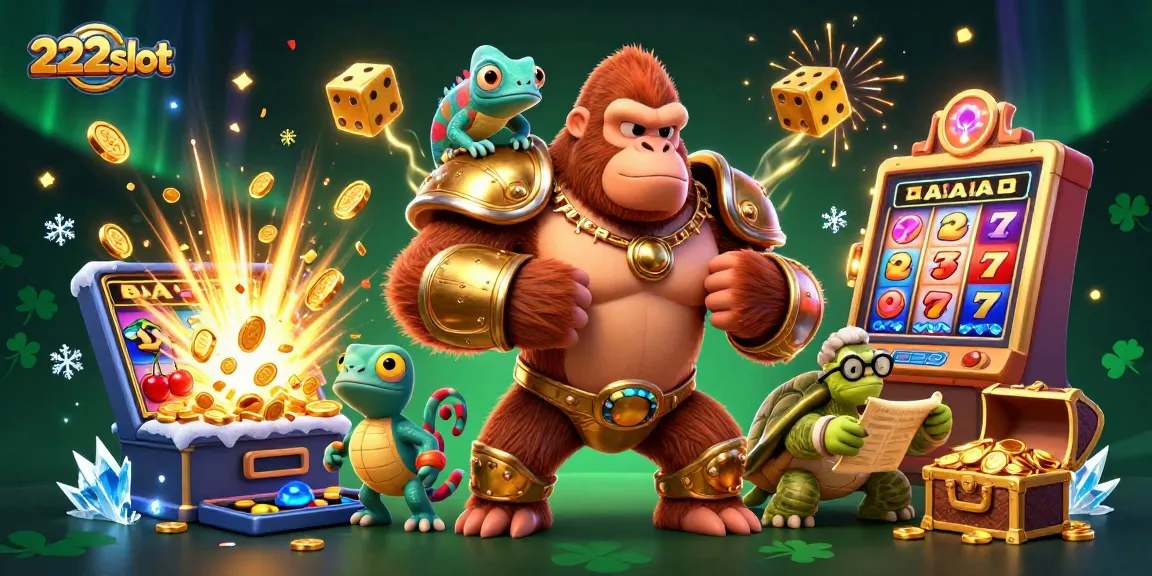 Permainan slot 222slot dimulai dengan jackpot yang menggelegar dan simbol keberuntungan bertebaran.