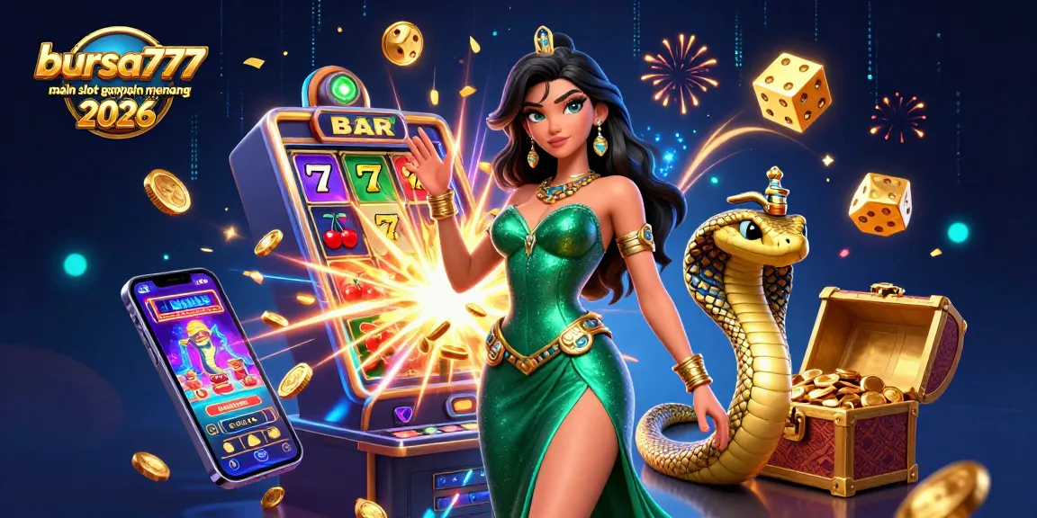 Win big with bursa777 main slot gampang menang terpercaya 2026 featuring Jackpots, coins, and vibrant casino excitement.