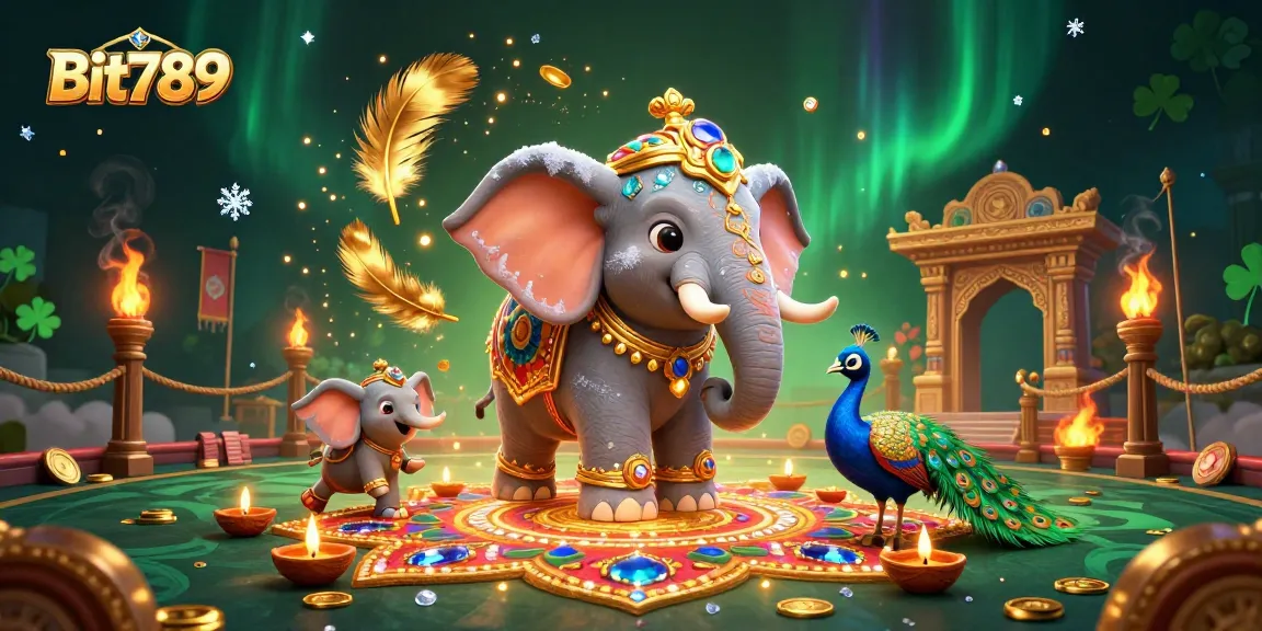 Spin the slots and win big at Bit789 with this vibrant casino-themed 3D illustration.