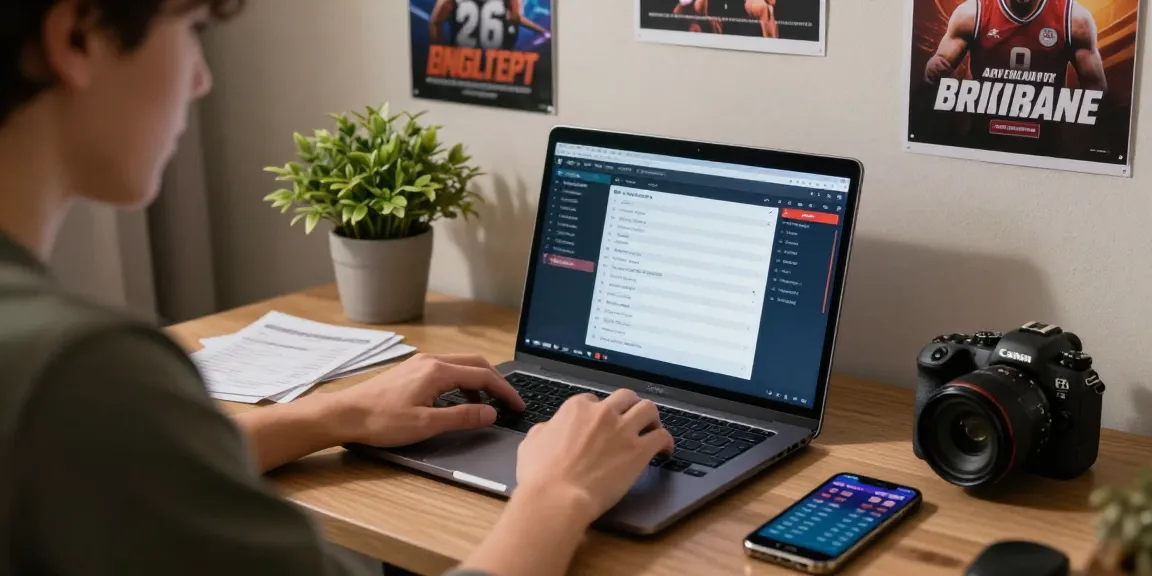 Engaged user placing bet on Betebet platform in a cozy home office.