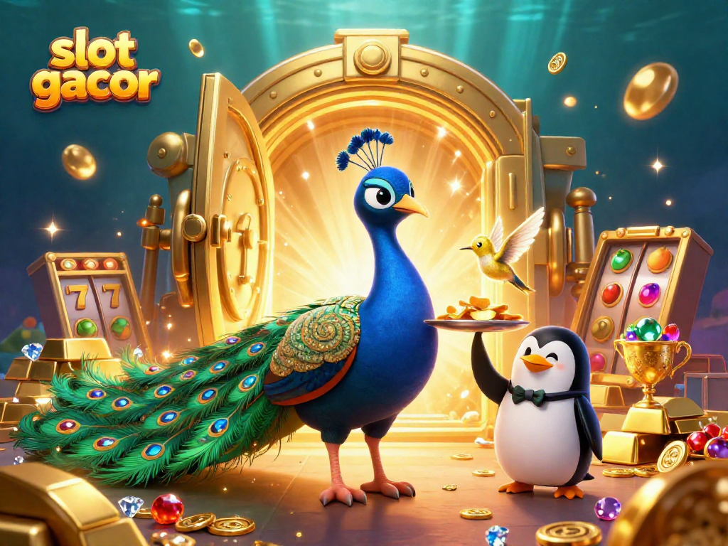 Slot gacor menawarkan visual yang mencolok dengan simbol slot, karakter mewah, dan kekayaan berkilau.