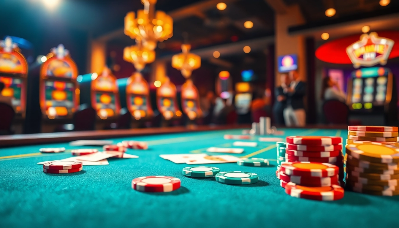 Meningkatkan peluang menang dengan ARAHTOGEL di meja kasino yang berwarna-warni.