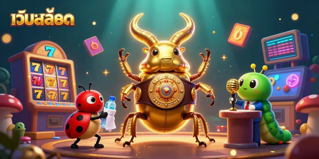 การต่อสู้ในเว็บสล็อต จุดเด่นคือรถ Mystery Jackpot, ตัวละครที่น่ารักและการเล่นเน้นทอง