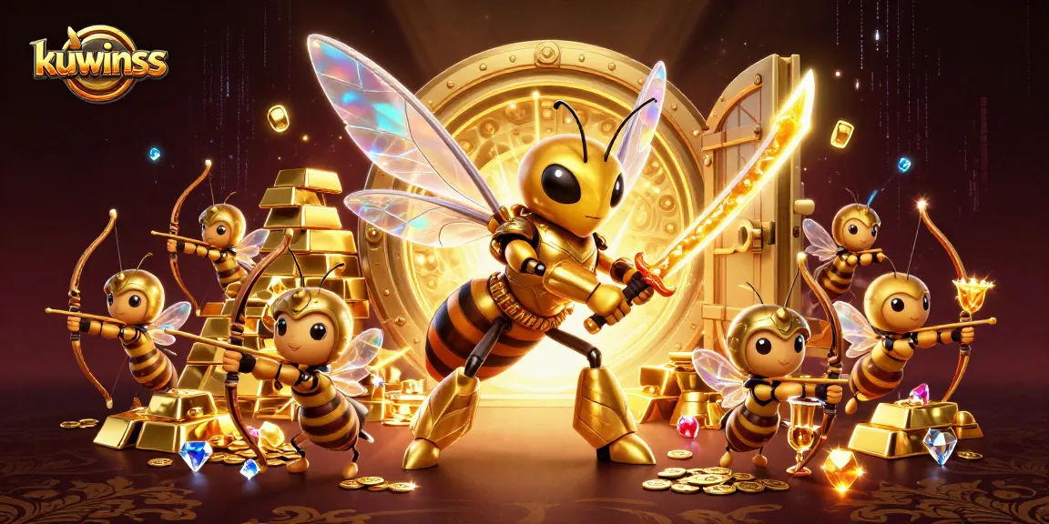 Join the action at kuwinss with vibrant 3D casino scenes featuring gold treasures and dynamic elements.