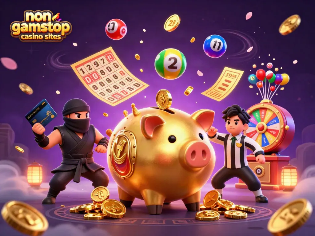 Experience the excitement at non gamstop casino sites with vibrant characters and dynamic game elements.