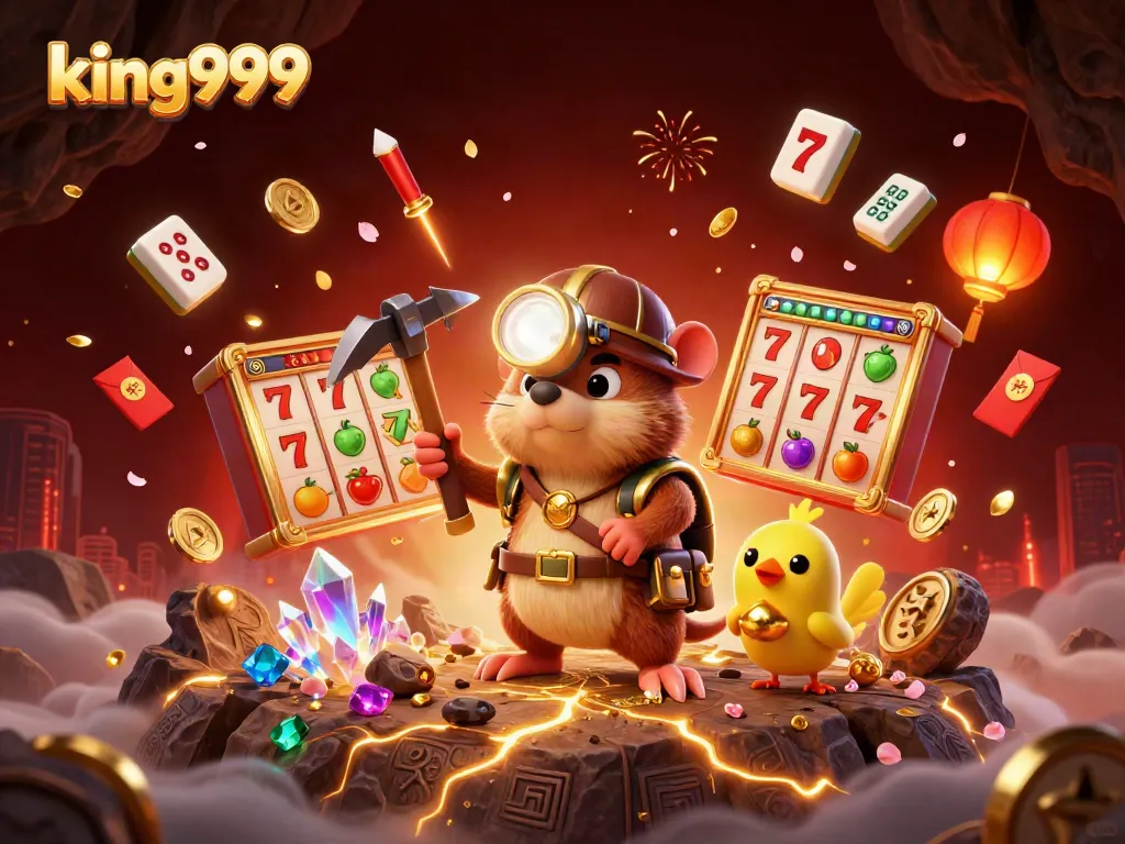 Gali kekayaan visual dengan king999, memeriahkan suasana kasino digital dengan karakter pemenang dan elemen keberuntungan.