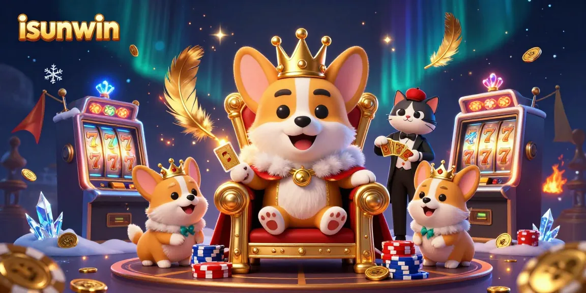 Engage with isunwin and win big with vibrant casino gameplay featuring the royal corgi.