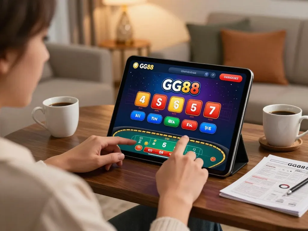 Engage with GG88's live dealer games from home in a comfortable setting