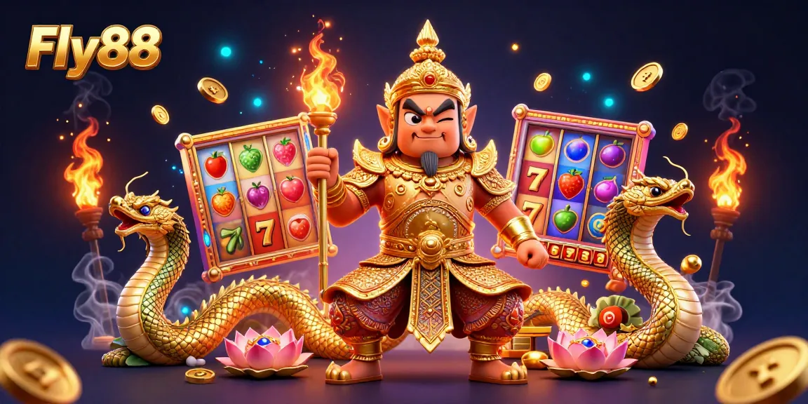 Play exciting games at Fly88 featuring vibrant slot machines and charming characters.