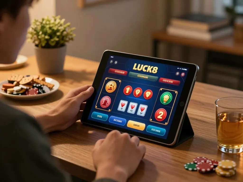 Tham gia vào những trò chơi thú vị trên ứng dụng LUCK8 trong khi tận hưởng không gian ấm cúng tại nhà.