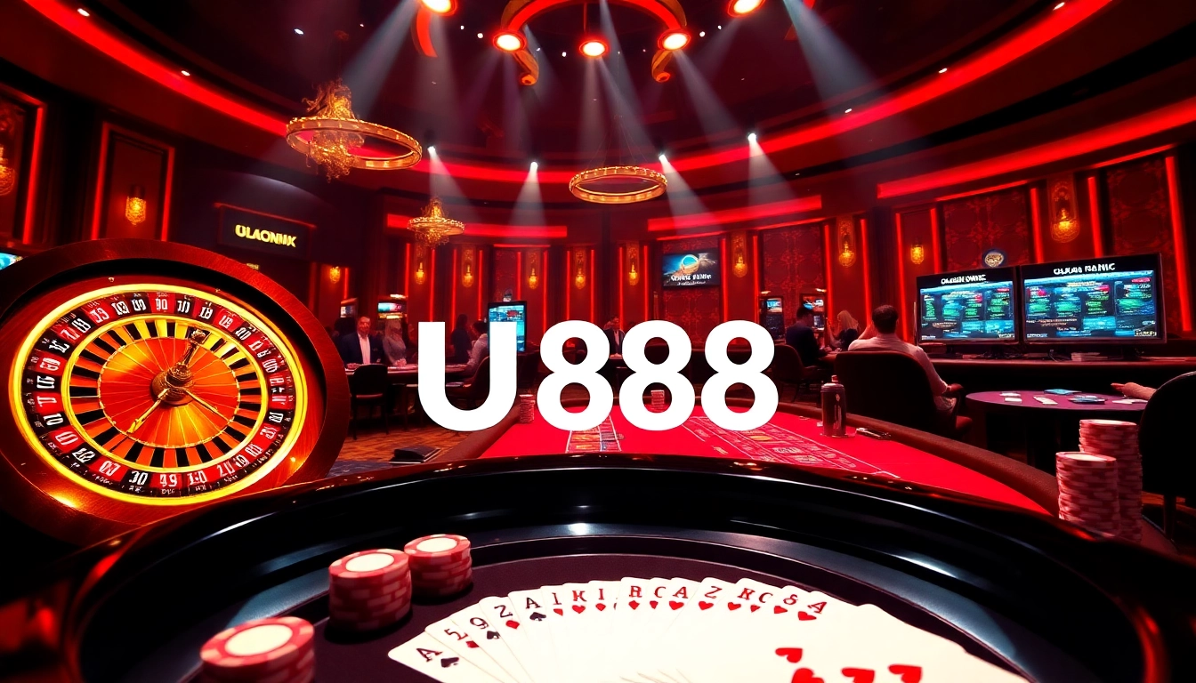Experience the thrill of online gambling at https://u888.broker/ with exciting roulette and poker action.