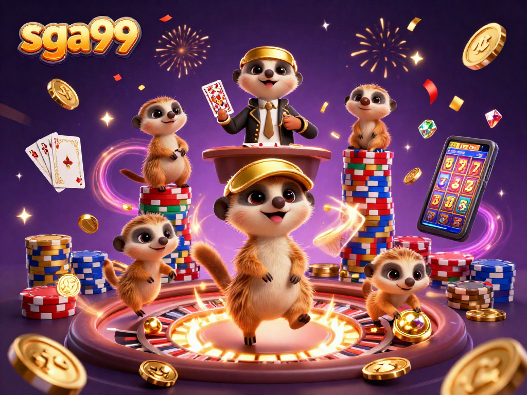 Experience excitement with sga99's meerkat casino operation in a vibrant 3D world.