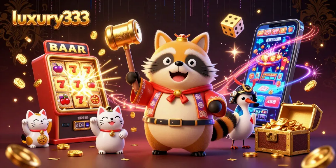 Menangkan jackpot bersama luxury333 dengan karakter pendorong keberuntungan dan slot 3D yang memukau.