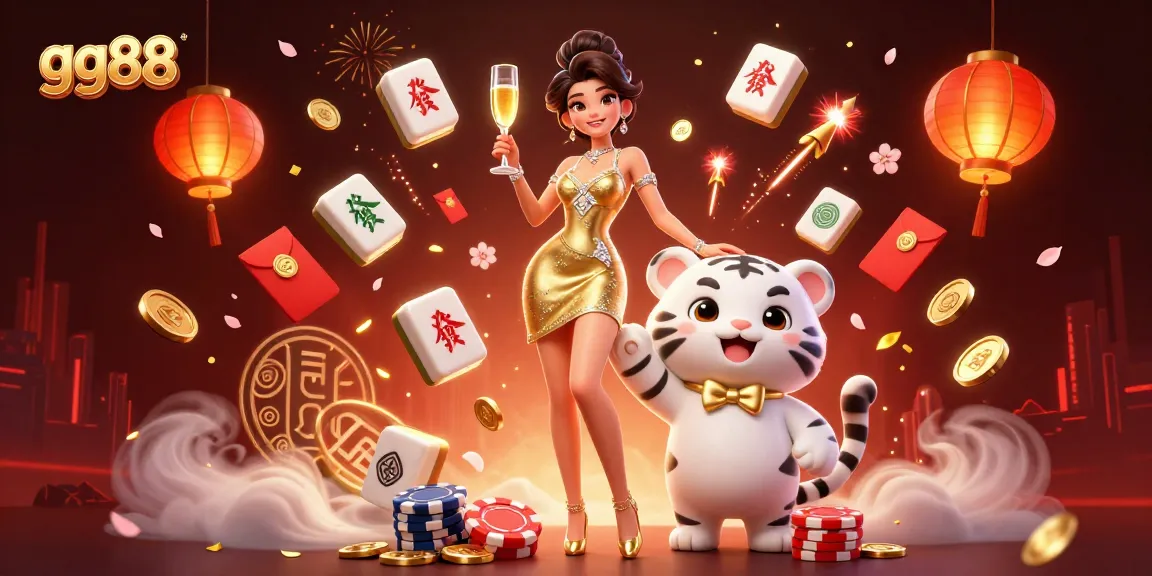 Experience the excitement of gg88's casino world with glamorous characters and dynamic gaming elements.