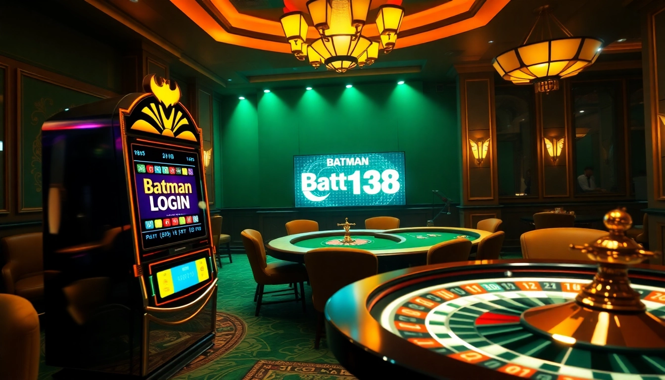 Experience the thrill of casino gaming with Batman138 login at vibrant poker tables and exciting slot machines.