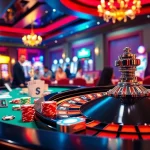 Players engaging in high-stakes bets at nhà cái jun88's luxurious casino tables, capturing the essence of gambling thrill.