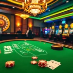 Players enjoying a vibrant game at Nhà Cái BJ888's casino tables.