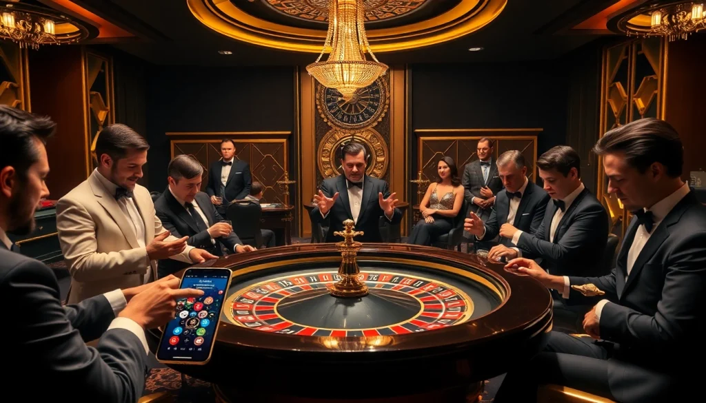 Experience thrilling gameplay at link vào vmax featuring vibrant casino tables and excited players.