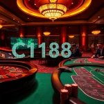 Engaging C168 casino scene with roulette wheel and professional gamblers.