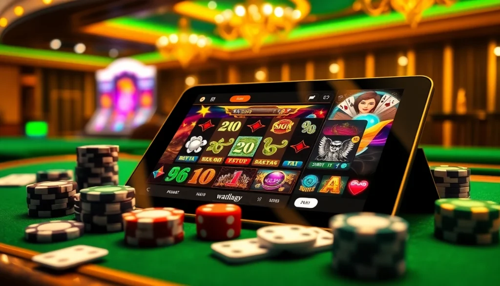 Experience thrilling gameplay with XX88.AI, featuring vibrant online casino games and poker chips.
