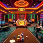 Experience the thrill of gambling at MM88 HOW with vibrant casino tables and action-packed games.