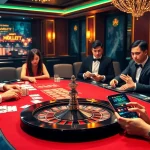 Enjoying a thrilling game on the ink vao 12bet platform at a luxurious casino table.