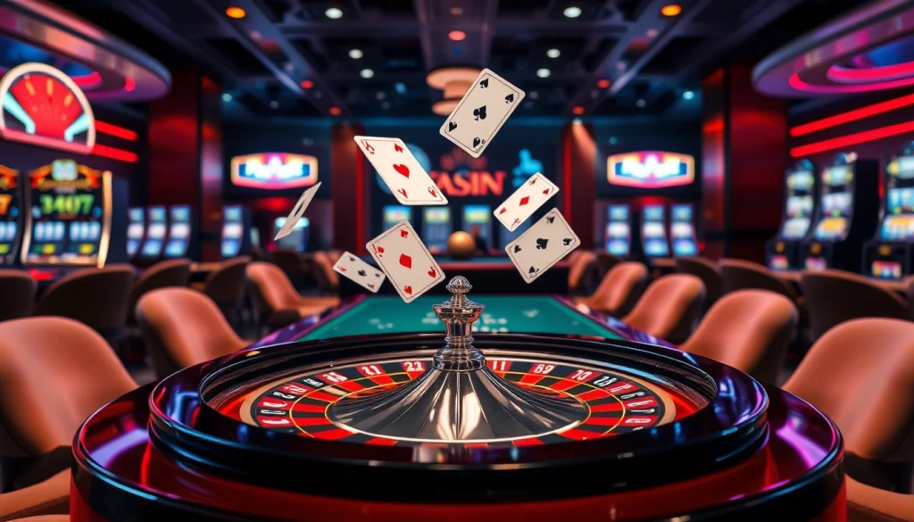 Experience stunning gameplay with app 98win, showcasing vibrant casino elements and thrilling betting.