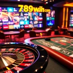 Engaged players at 789win com enjoying thrilling casino games, showcasing excitement and strategy.