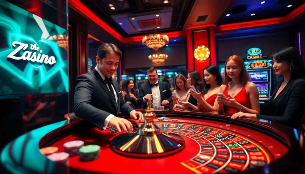 Experience the thrill of roulette at https://zx88.tech/ with players enjoying their bets and luxury ambiance.
