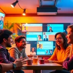 انضم إلى محادثات حيوية على شات تعب قلبي في أجواء مقهى رقمي نابض بالحياة.