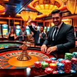 Players celebrating wins at the 13win casino, with roulette and poker action showcasing excitement.
