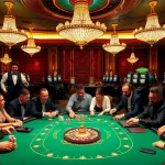 Experience the thrill of Luckywin casino with vibrant poker tables and exciting games.