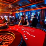 Experience the thrill of KK55.com at a luxurious casino table.