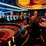 Experience the excitement at https://i9bet.ren/ with players at a luxury casino table, engaging in blackjack.