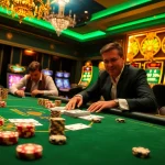 Exciting gaming experience at mk8th.net featuring vibrant casino tables and thrilling players.