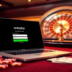 Log into onicplay and experience thrilling online gambling with casino chips, cards, and roulette.