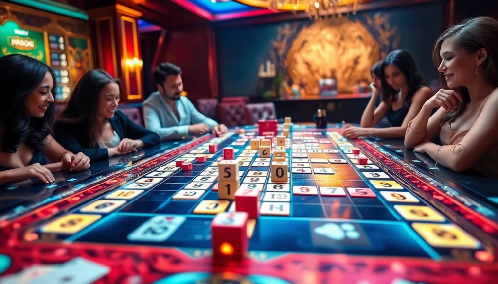 הנאה ממשחק רמיקוב אונליין מרגש עם אריחים צבעוניים ואלמנטים קזינו תוססים.