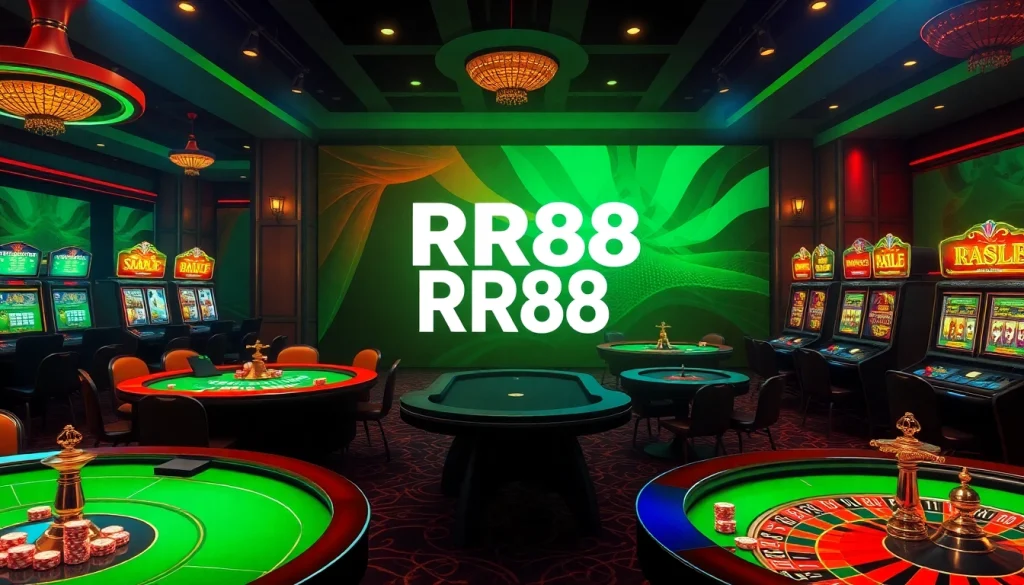 Experience the thrill of RR88 as players engage with dynamic casino games and vibrant betting experiences.